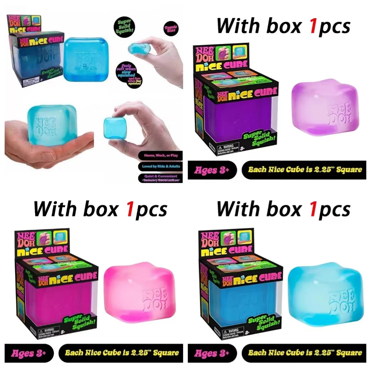 Fidget Cube Original - Schylling Needoh Nice Cube Sensory Fidget