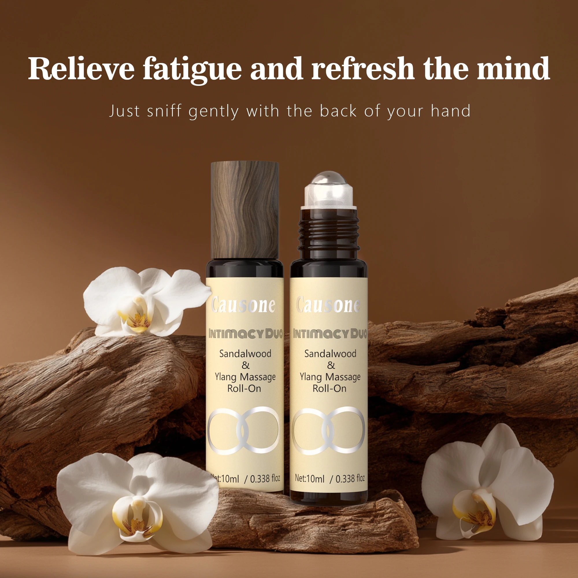 

Охлаждающее масло Ylang-Ylang & Sandalwood Roll-On — эфирное масло для ароматерапии для снятия стресса, 10 мл/тюбик