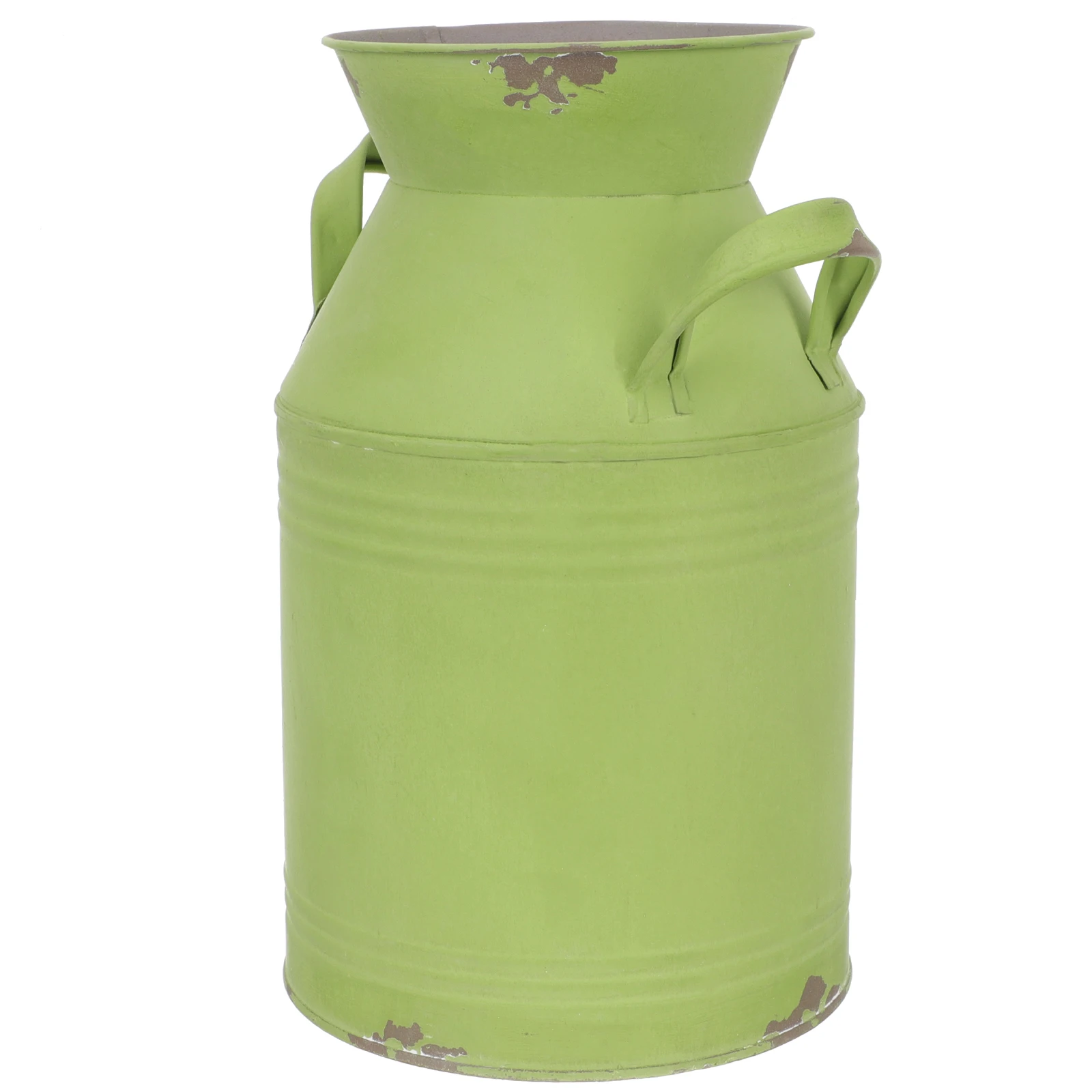 

Vintage Iron Home Decor Metal Flower Bucket Planter Bonsai Pots Dried Arrangement Retro Style Metal Small Pot