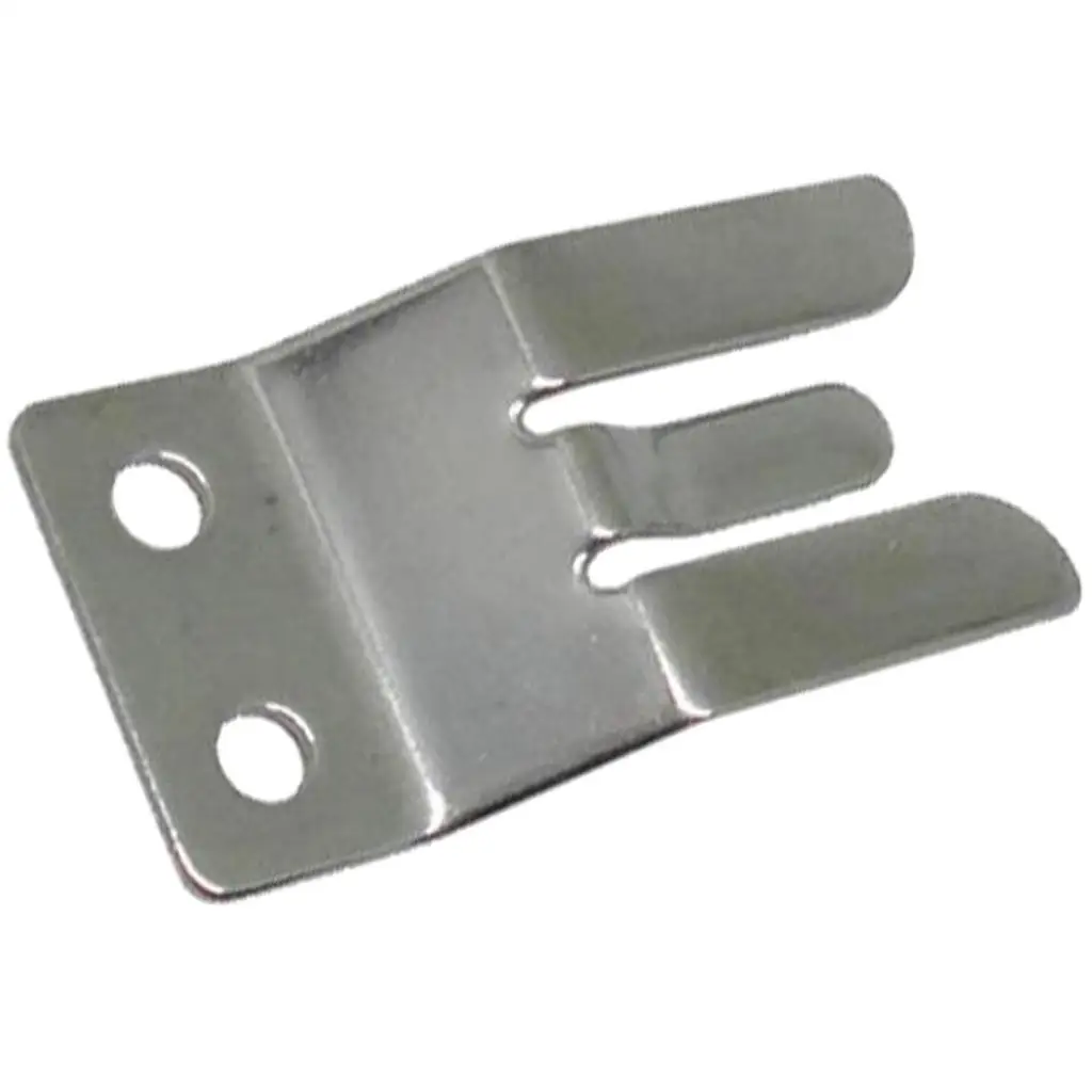 Durable 304 Stainless Steel Microphone Clip Lightweight Mount for Boat VHF CB Radio Accessory