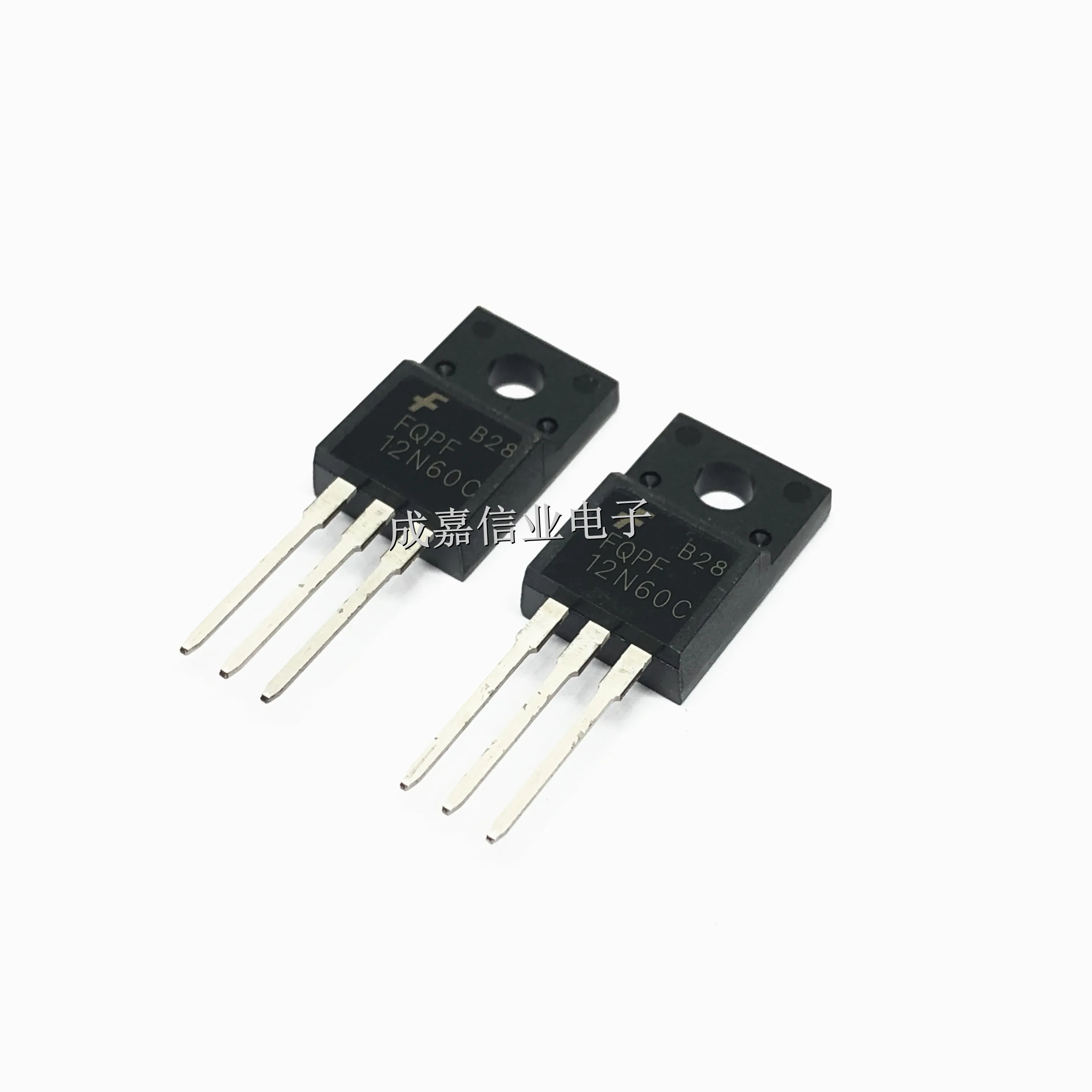 10pcs/Lot FQPF12N60C TO-220F-3 N-Channel MOSFETs 600V 12A 650mOhms Operating Temperature:- 55 C-+ 150 C