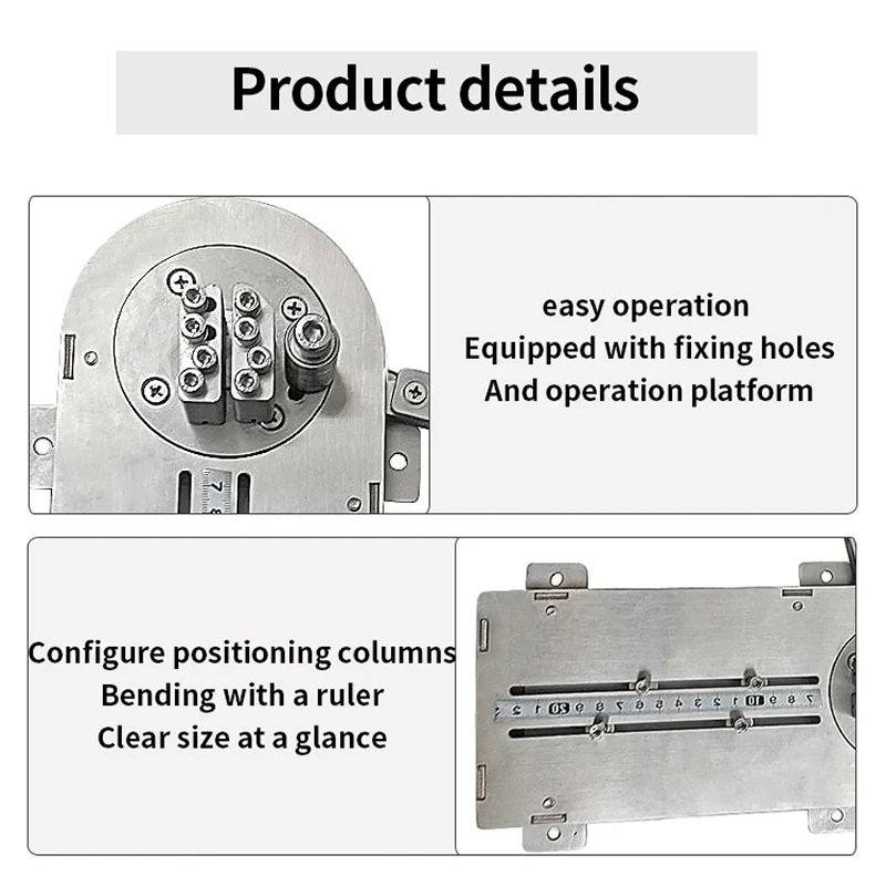 ZTEN Manual Bending Machine Stainless Steel High Strength Cable Bender Multifunctional Aluminum Copper iron Wire Bending Machine