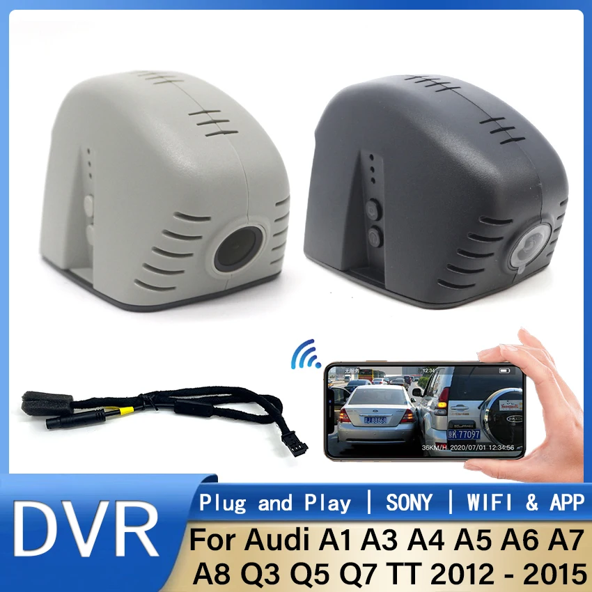 

Car Dvr Plug and play Wifi Dash Cam Car Camera For Audi A1 A3 A4 A5 A6 A7 A8 Q3 Q5 Q7 TT 2012-2015 High Quality HD Night vision