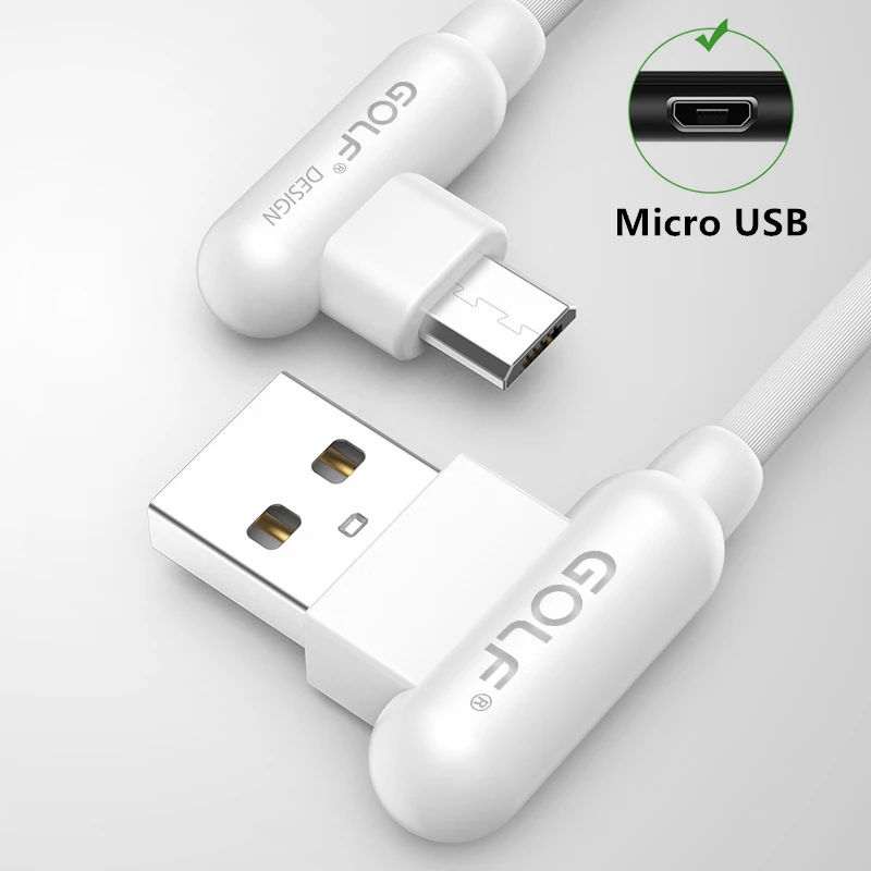 

Двойной 90-градусный локоть Micro USB-кабель для зарядки для Huawei Mate 7 8 Honor 8X 9i Redmi 9A 10A 12C OPPO R11 R15 Realme C30 C31 C33
