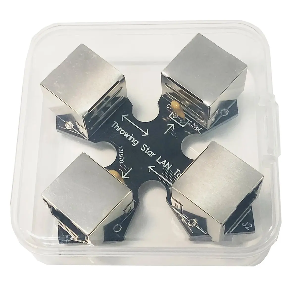 PROMOTION~ Throwing Star LAN Tap 1.5 Network Packet Capture Mod Replica Monitoring Ethernet Communication Tool Shield RJ45