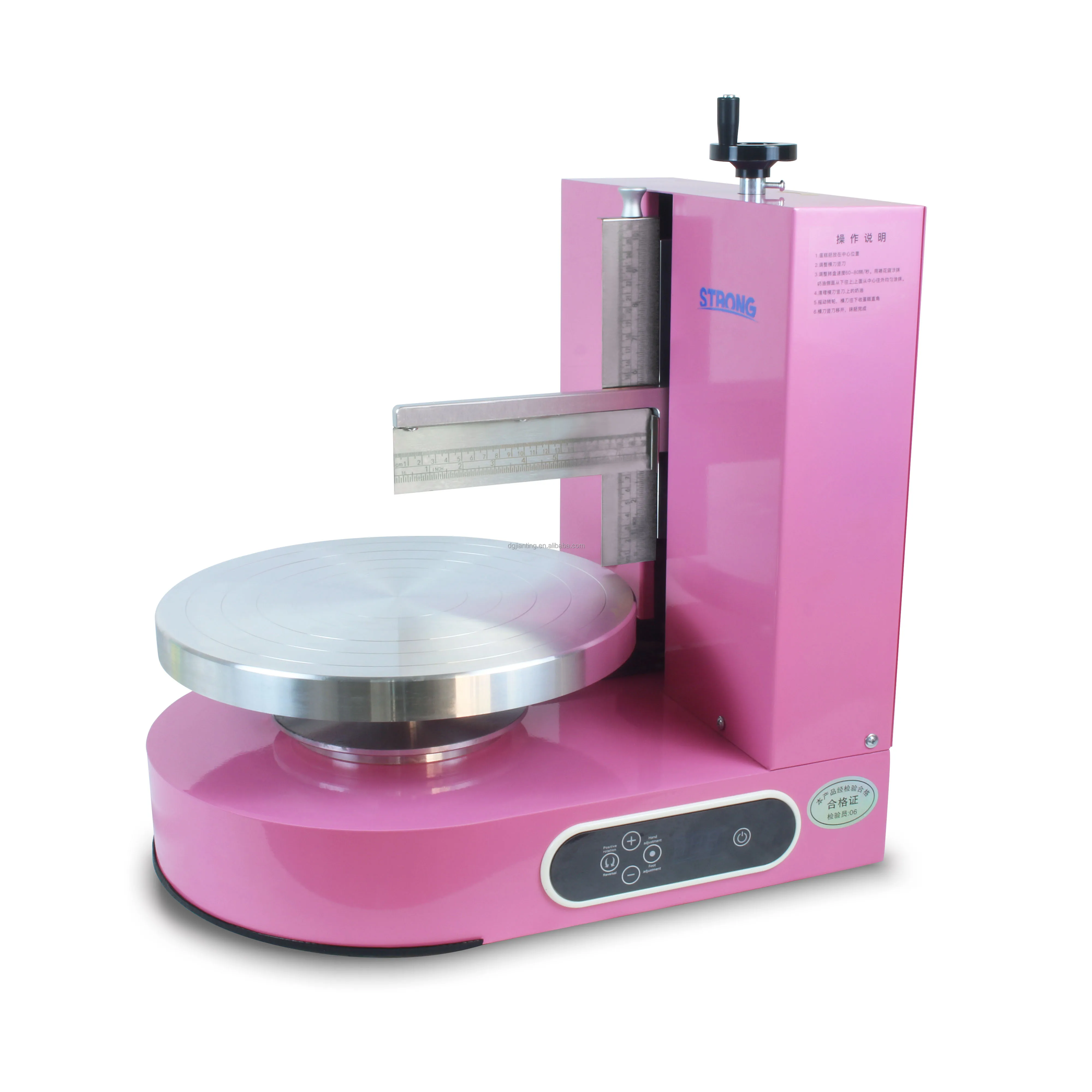 Better Automatic Round Birthday Cake Cream Icing Spreading Decorating Cakes Frosting Coating Depositor Smoother Machine