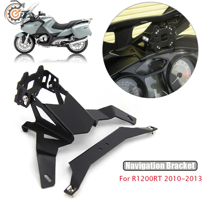 For BMW R 1200 RT R1200RT 2010 2011 2012 2013 Navigation Bracket Motorcycle Accessories GPS Navigator USB Charging Phone Holder