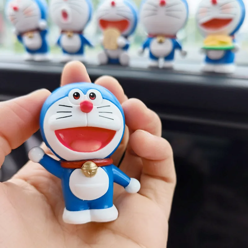 Doraemon Anime Hand-made Car Decoration Cute Car Accessories Interior Home Desktop Cake Ornaments men women