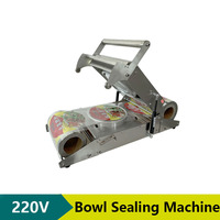 Manual Plastic Cup Film Sealer Heat Sealing Packing Machine Food Ice Cream Cup Film Packaging Machine Tabletop Packing Sealer