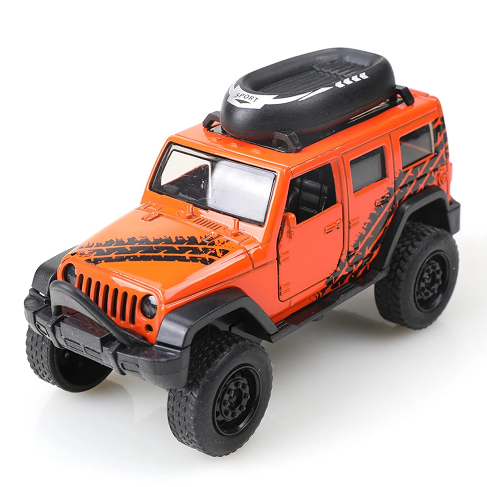 Alloy off-road car model, door opening, children\'s toy car, boy\'s cake decoration