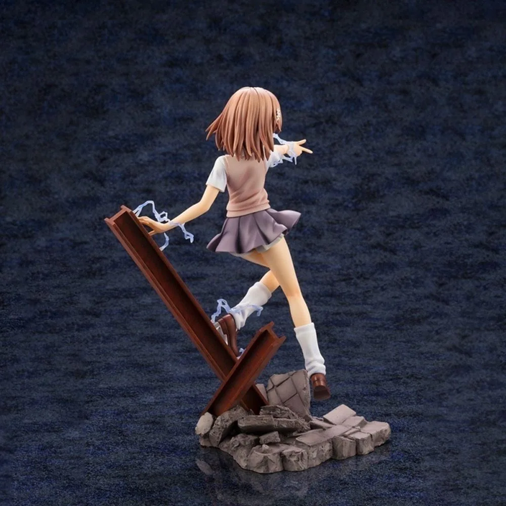 26CM High school girl Anime Figure Misaka Mikoto Popular Japanese A Certain Scientific Railgun Model Dolls Toy Gift Collect