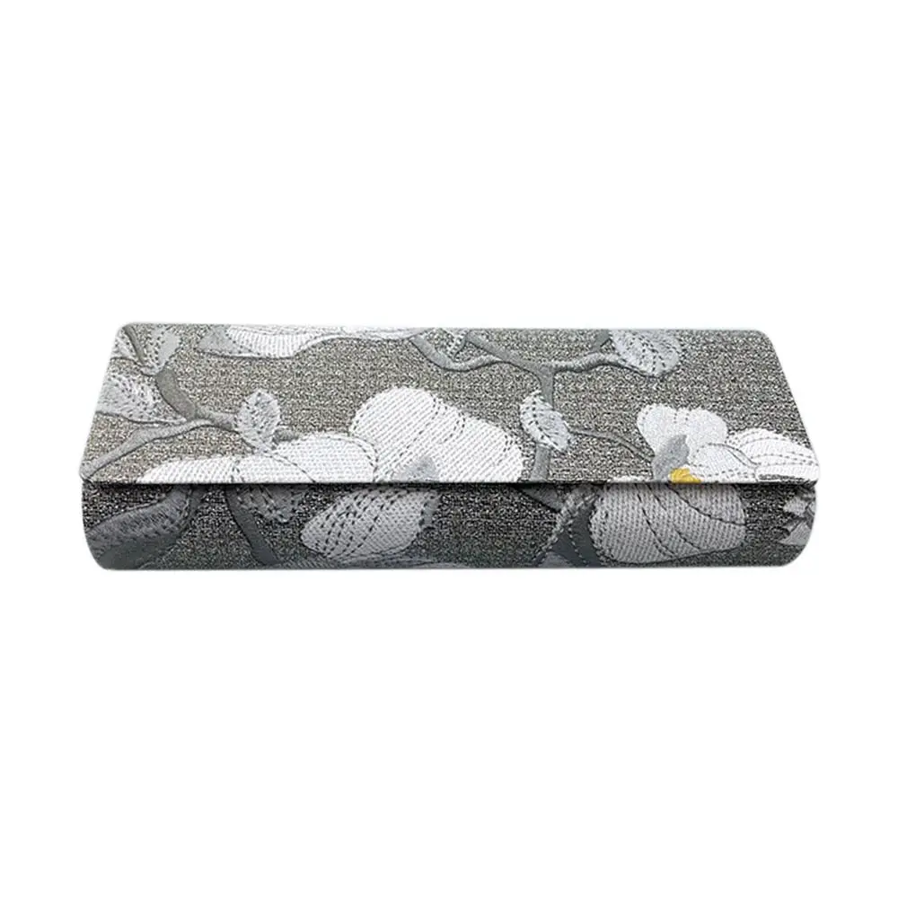 Glasses Holder Chinese Style Embroidery Glasses Box Portable Multifunctional Reading Eyewear Case Sunglasses Organizer Men Women
