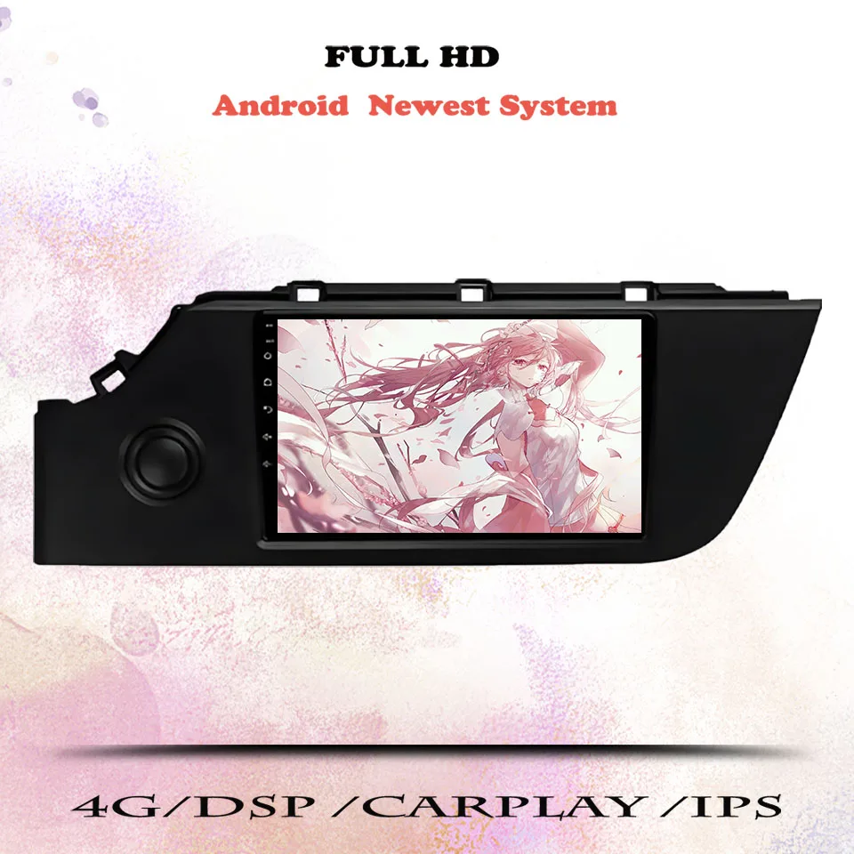Android 14 Car Radio Multimedia Video Music Tape Recorder For Kia RIO 2019 2020 2021 2022 Navigation GPS 2 Din DVD Head Unit