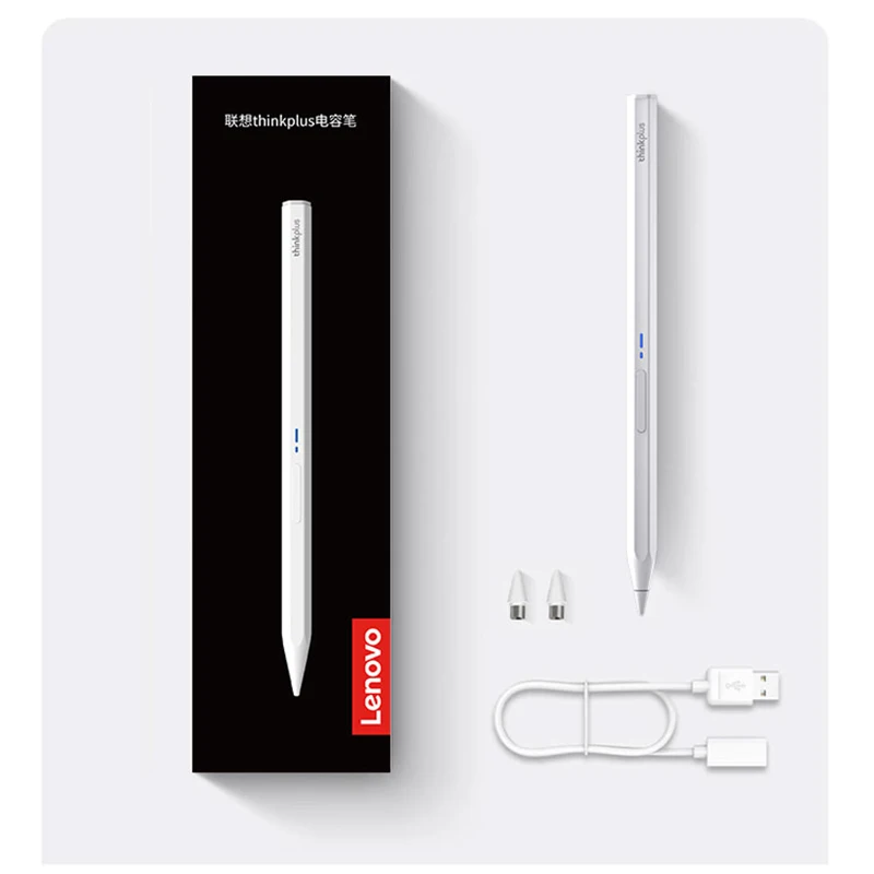 Lenovo ThinkPlus Universal Stylus Touch Pen for Android/iOS/Windows iPad Bluetooth Power Display Control Camera Pen BP19BL