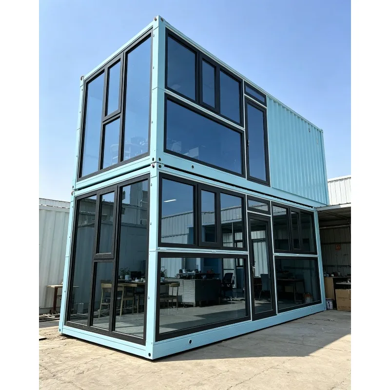 

Factory Customized Living 20ft 20 Feet Prefab Foldable Container Houses Single Room Prefabricated Hotel prefab Z Folding House
