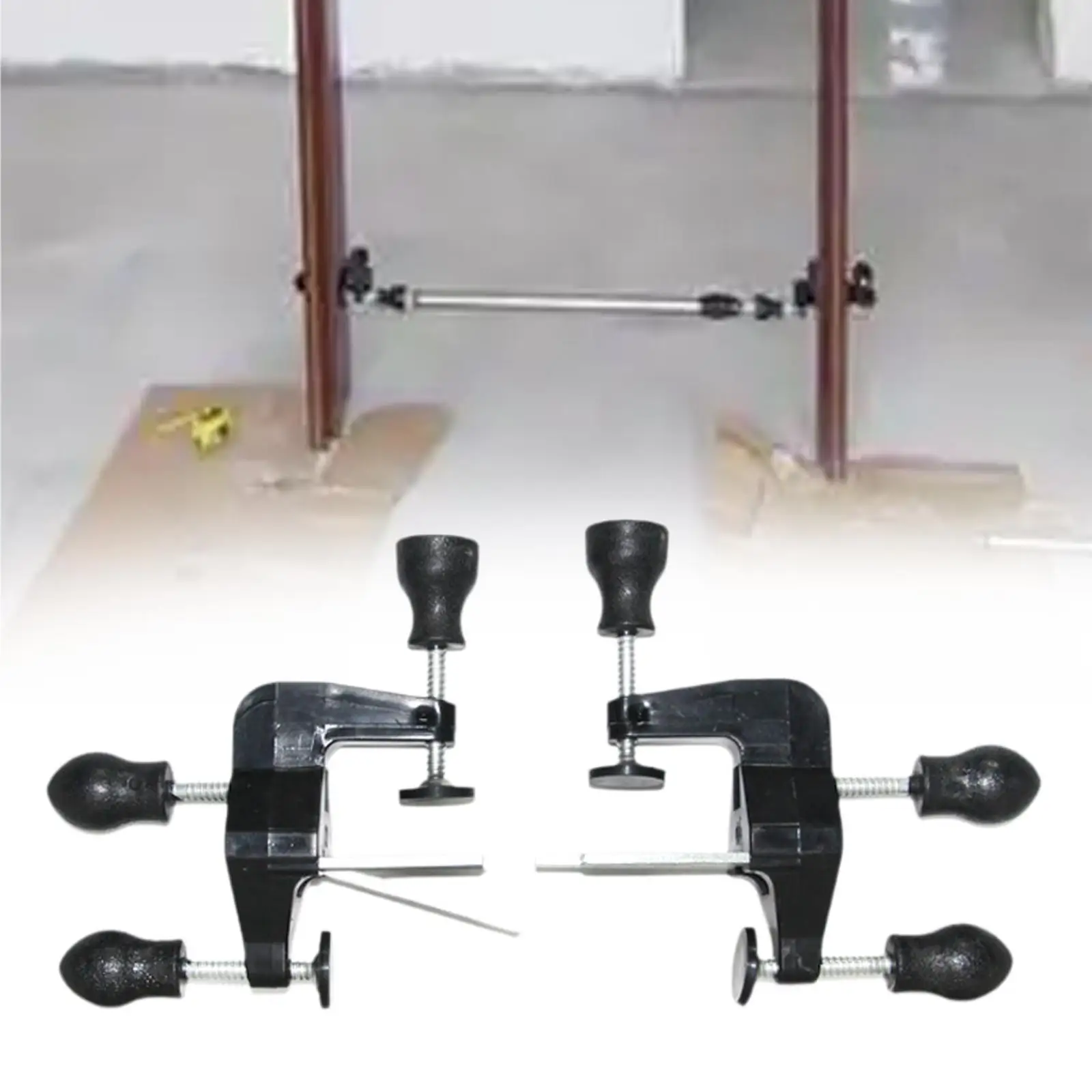 Door Install Position Tool Adjustable Woodworking Clamp Multipurpose Mounting Accessory for Wood Door Fitting Projects