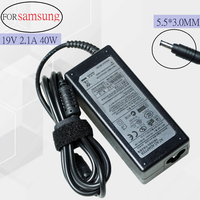 19V 2.1A 40W 5.5*3.0mm Laptop AC Adapter Charger For Samsung Sense 630 Pro 680 850 N145 N110 N102S X05 Notebook Power Supply