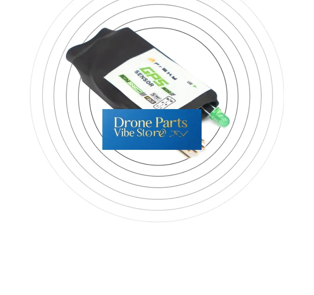 Drone PartsFrSky GPS ADV Sensor GPS Upgrade Compatible With FBUS / S.Port Protocol Altitude / Position / Speed Telemetry