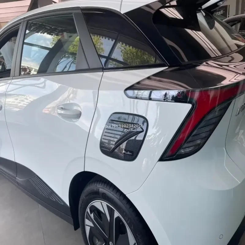 

3d наклейка для Mg 4 Mg4 Ev Mulan 2022 2023 2024 Abs Черная отделка топливного бака из углеродного волокна, масляная крышка, панель, накладки, аксессуары для стайлинга автомобилей