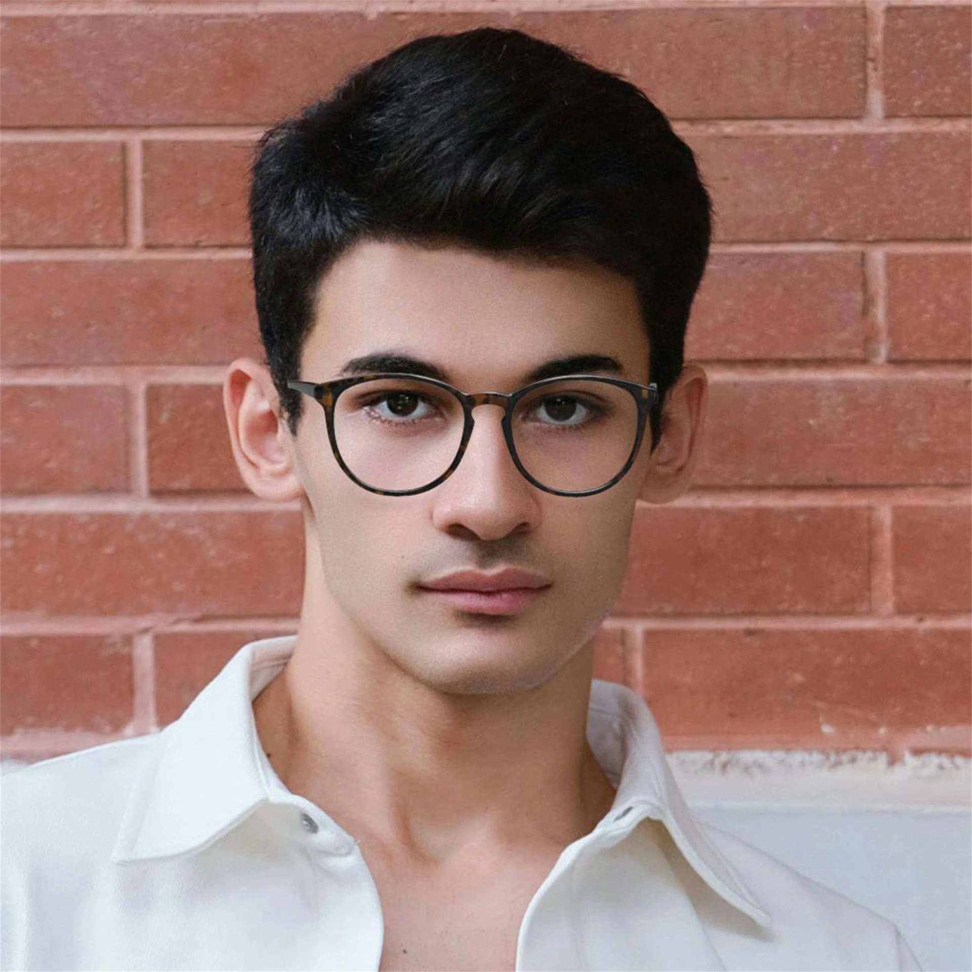 

Retro Oval Prescription Glasses Tea Olive Green Frames Premium Unisex Eyewear For Men Women With Optical Glasses Classic Style