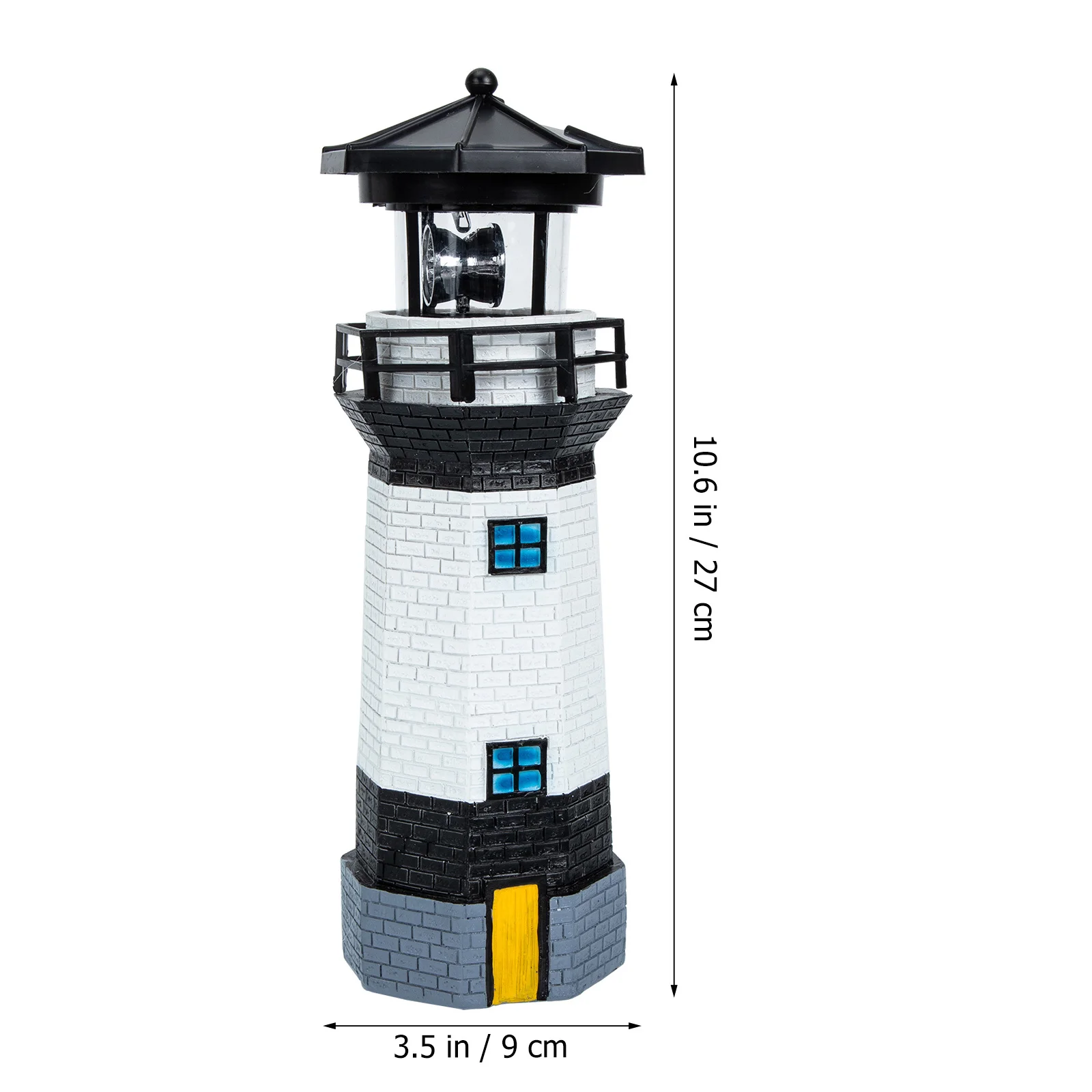 

Led Lighthouse Solar Powered Waterproof Rotating Garden Light For Outdoor Lawn Yard Decor Landscape Solar Lamp