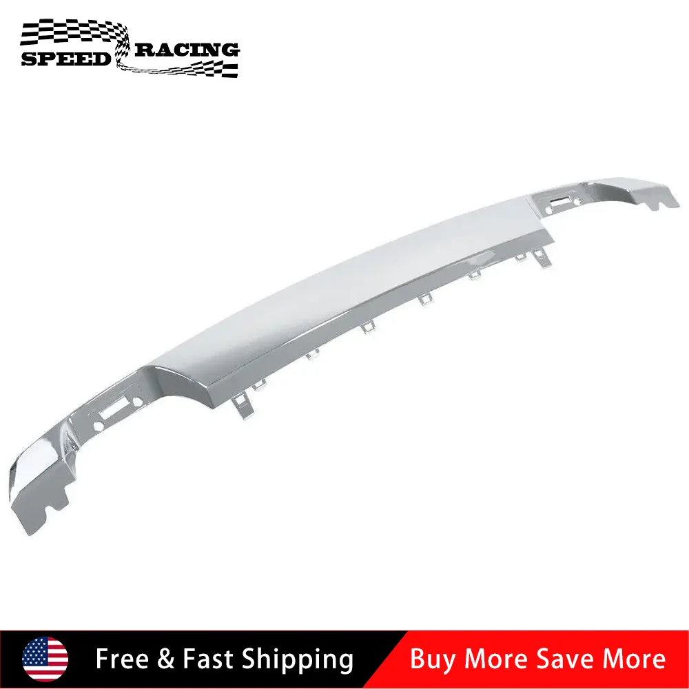 

ML3417F771ACW Durable Front Bumper Lower Molding Trim Valance Chrome For 2021-2023 Ford F150 Silver QC-360