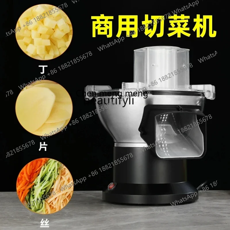 

Z189 Коммерческая электрическая многофункциональная машина для измельчения мелких овощей, машина для измельчения ломтиков редиса, полностью автоматический артефакт