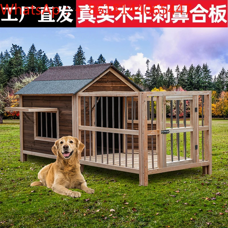 Dog house Outdoor warm and rain-proof Universal dog cage Outdoor Small medium and large belt courtyard