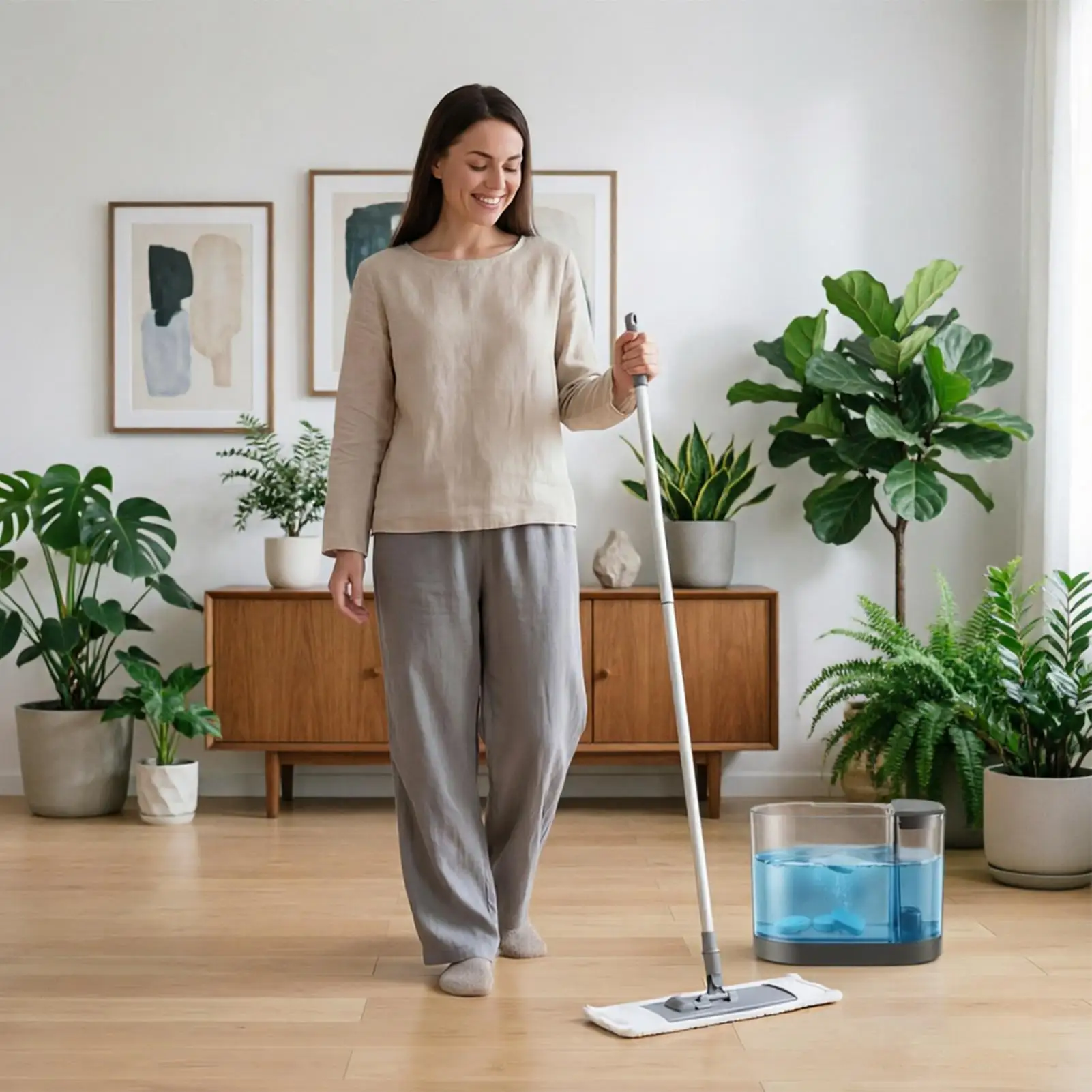 Floor Cleaning Tablet  Floor Cleaner 15 Pieces Floor Dirt Removal Detergent soft Safe for Wood Tile Composite Marble Laminate