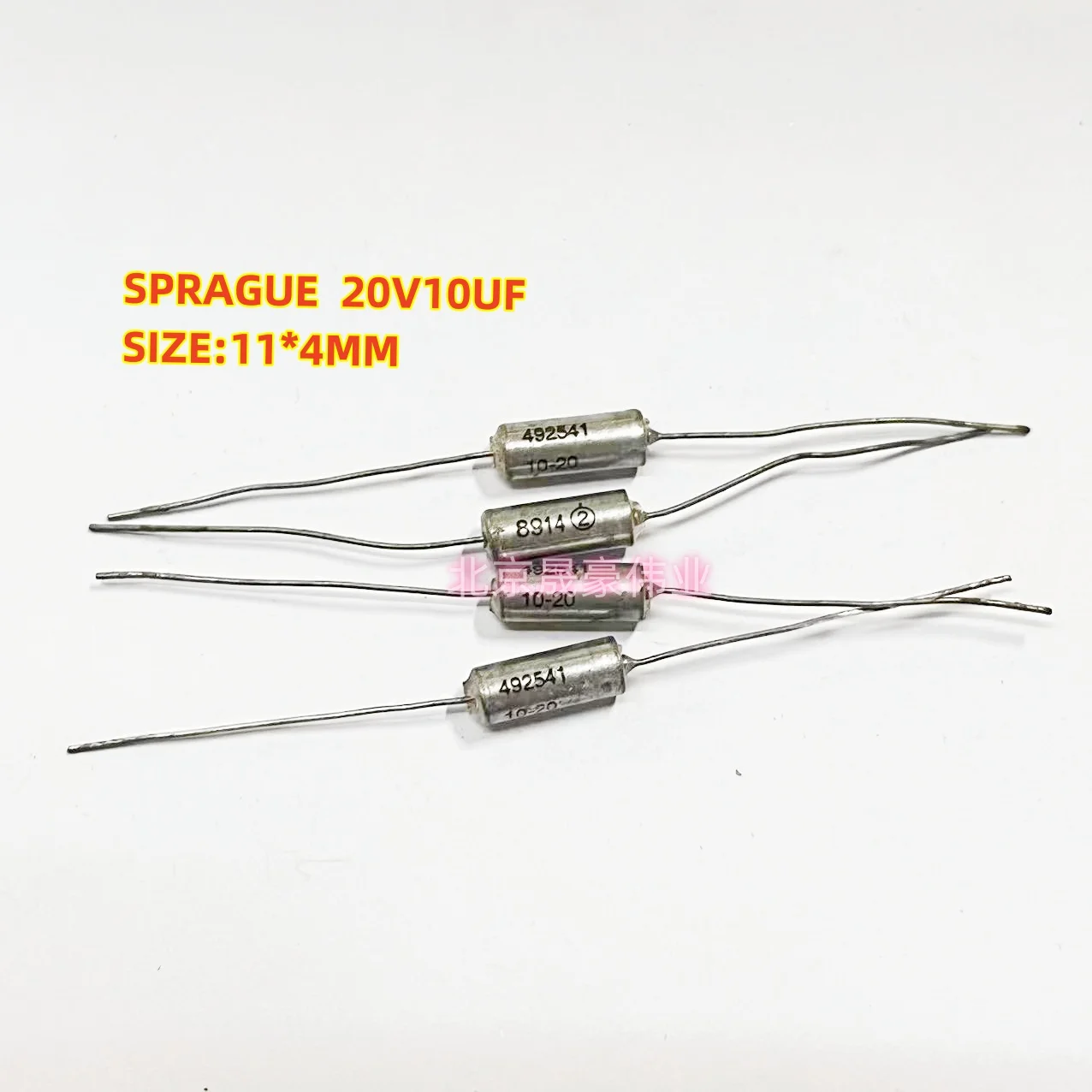 5pcs  10UF/20V Axial Tantalum Electrolytic Capacitor T110B106K020 20V10UF 106K