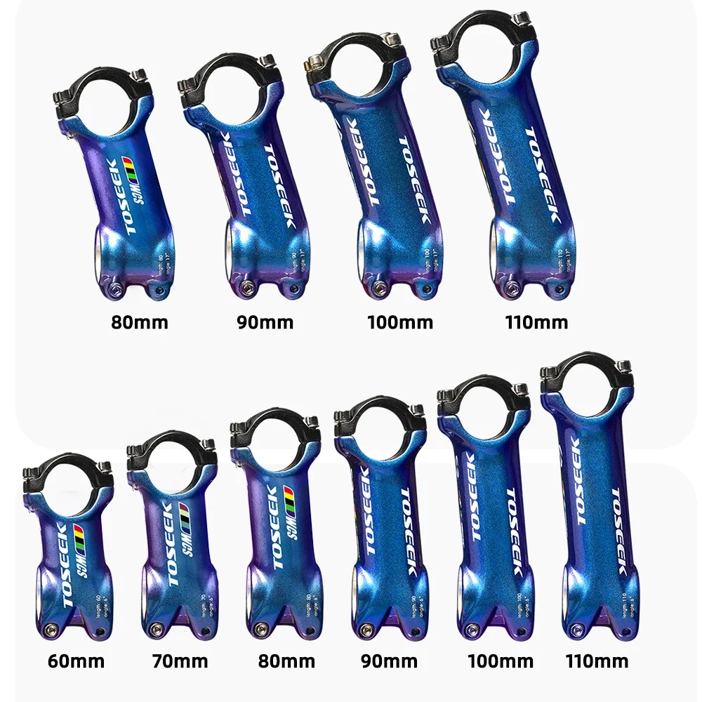 TOSEEK Wcs Mountain Bike Handlebar Stem 31.8mm Cycling Bicycle Aluminium Alloy Dazzle color High-strength Cycling Accessories