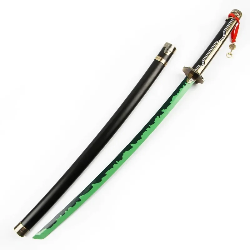 100cm Cosplay Seraph of The End Yuichiro Hyakuya Wooden Sword Model Anime Katana Black Demon Asuramaru Costume Props