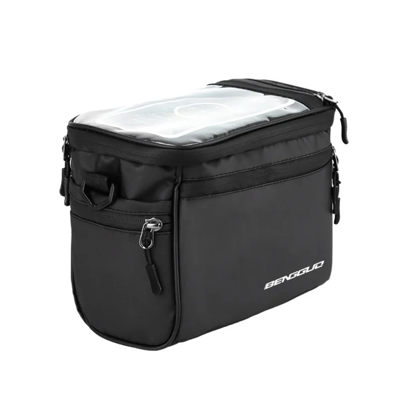 

Сумка-держатель для телефона на велосипед, большая сумка для хранения на руль велосипеда, сумка для горного велосипеда с сенсорным экраном из ТПУ для велосипедов и складных велосипедов