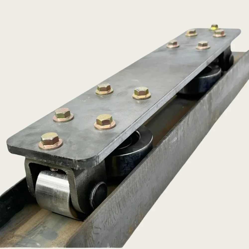 رفع مصعد الشحن الهيدروليكي H قناة الصلب الصلب I-شعاع دليل عجلة بكرة لوحة عجلة عجلة لوحة ثقيلة