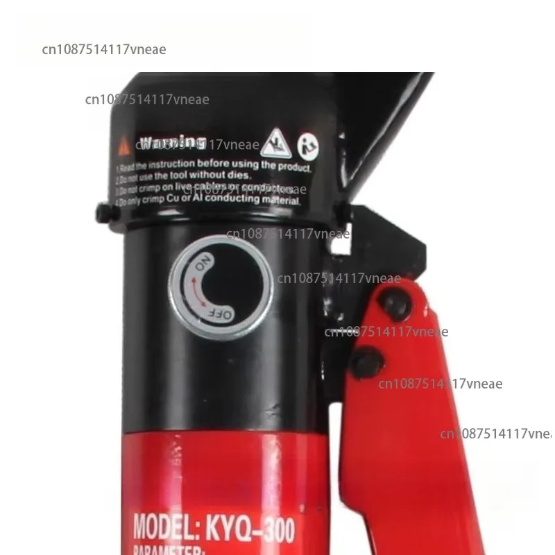 أداة تجعيد الكابلات الهيدروليكية اليدوية KYQ-300 مجموعة أدوات يدوية لنهاية كابل البطارية