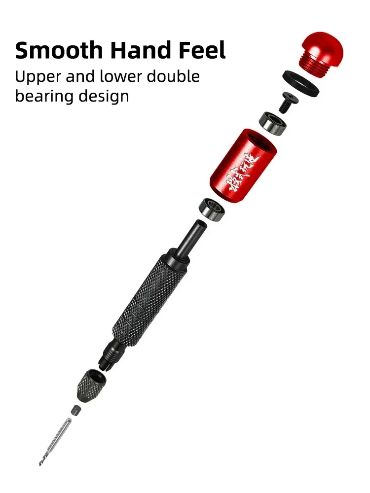 Hobby Model Craft Tool Wiertarka ręczna z podwójnym łożyskiem Płynne obracanie Lekka konstrukcja Do narzędzi do budowy modeli