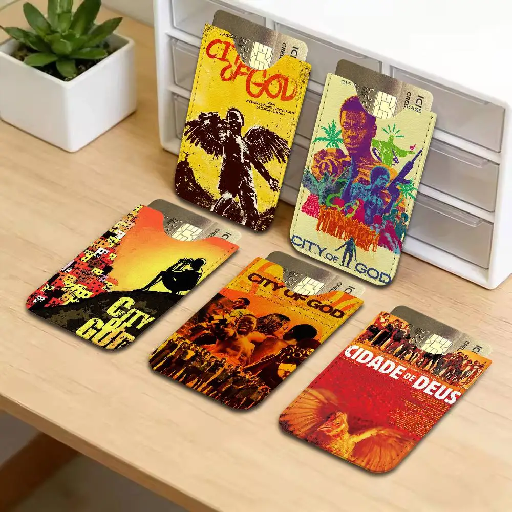 Movie City of God Card Protect Credit Bank Card Holder Case Slim Wallet Protector for Men Travel Shopping
