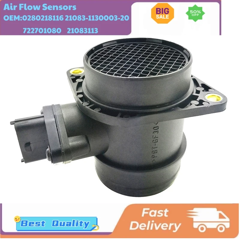 

Автомобильные датчики расхода воздуха 0280218116 21083-1130003-20 722701080 21083113 для Lada 110 112 111 1700i 21214 Kalina Niva 1.4 Chevrolet