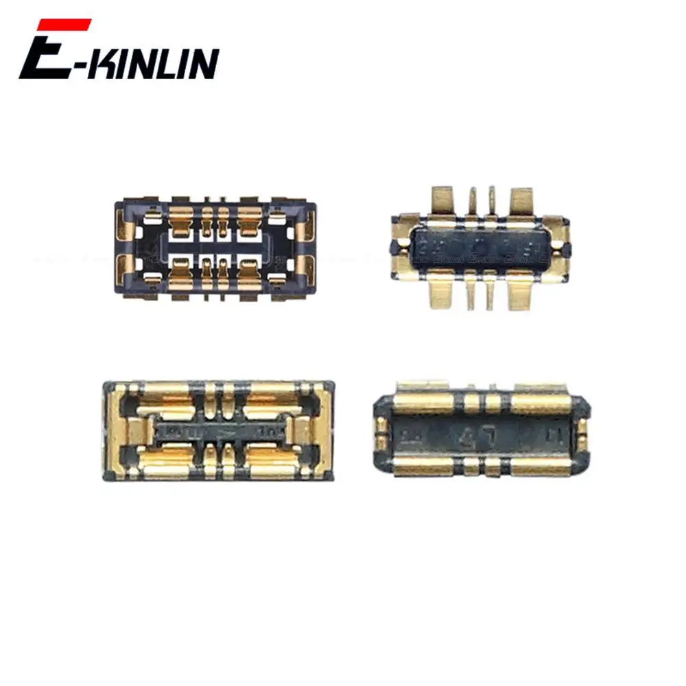 2pcs Inner Battery Connector Clip Contact Replacement For HuaWei Nova 4 4e 5T 7 Pro SE 7i 8 Young On Motherboard Flex Cable