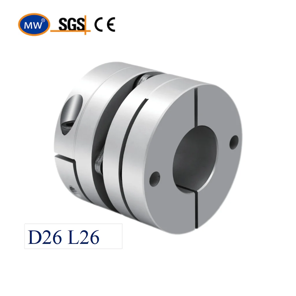 D26L26 Aluminum alloy coupling Flexible Single Diaphragm Coupling For Motor