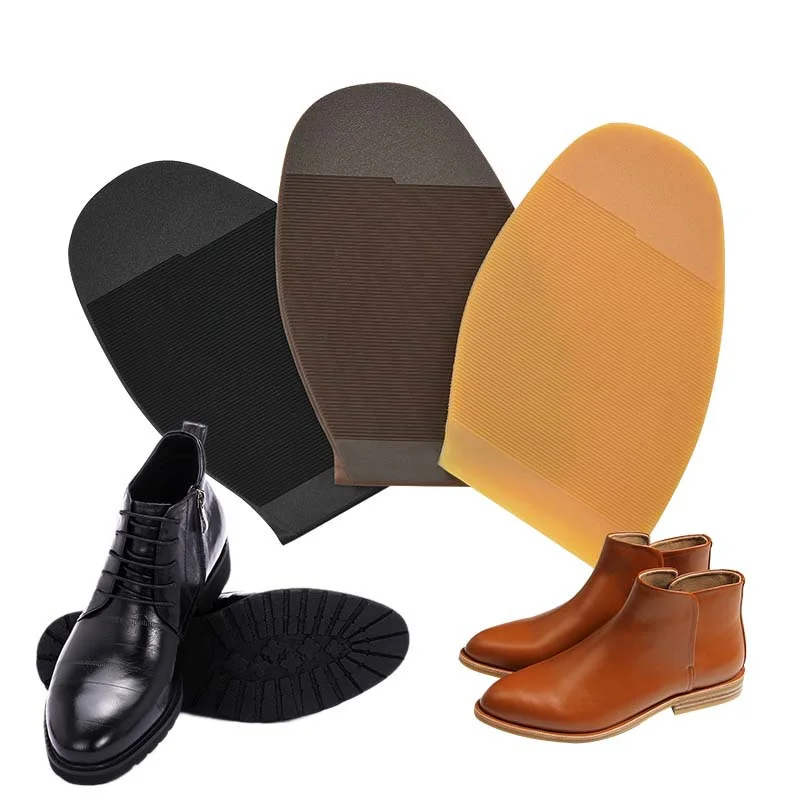 Rubber Outsoles Forefoot Pads for Men Leather Shoes Repair Soles Non-slip Half Insoles Wear-resistant Replacement Sole Cushions