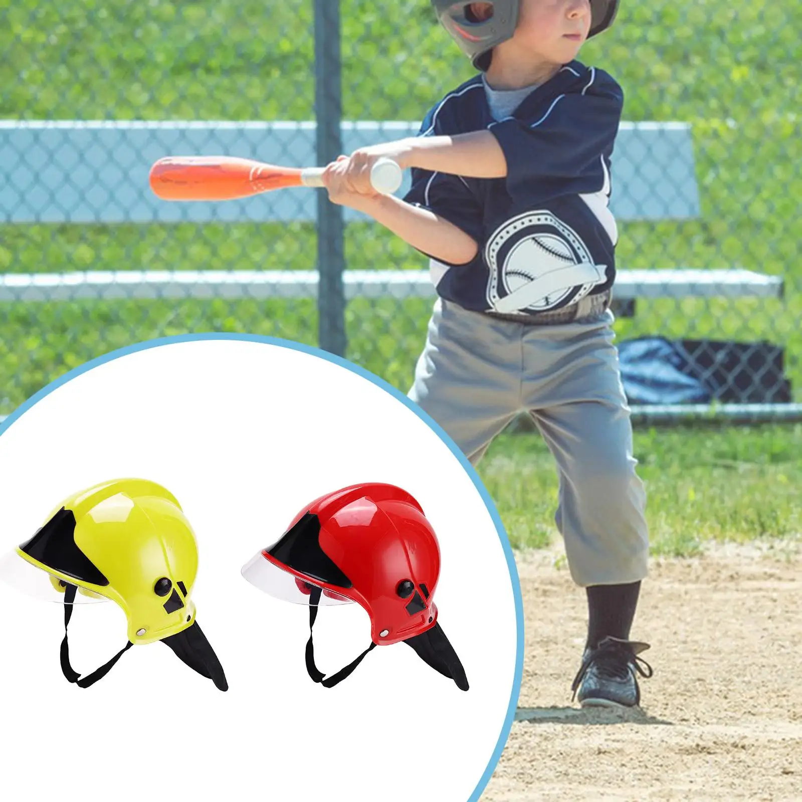 خوذة بيسبول للأطفال، قبعة تدريب كرة لينة واقية مريحة ومسامية