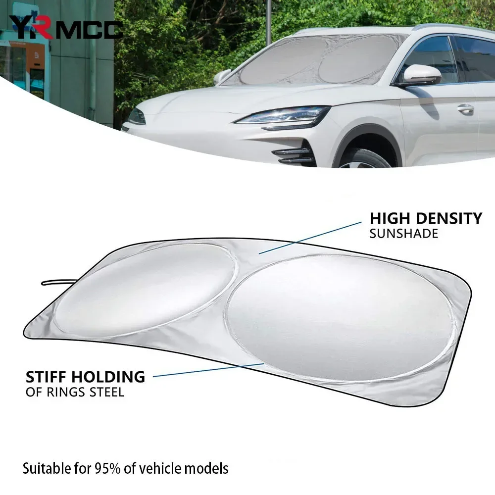 Car Windshield Sun Shade Cover Auto Sunshade Umbrella Protector UV Sun Windscreen Folding Parasol for Automobiles Accessories