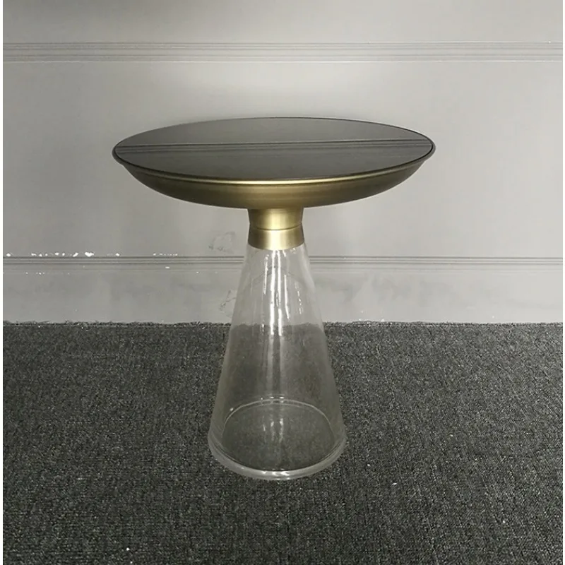 Tavolino da caffè combinato trasparente