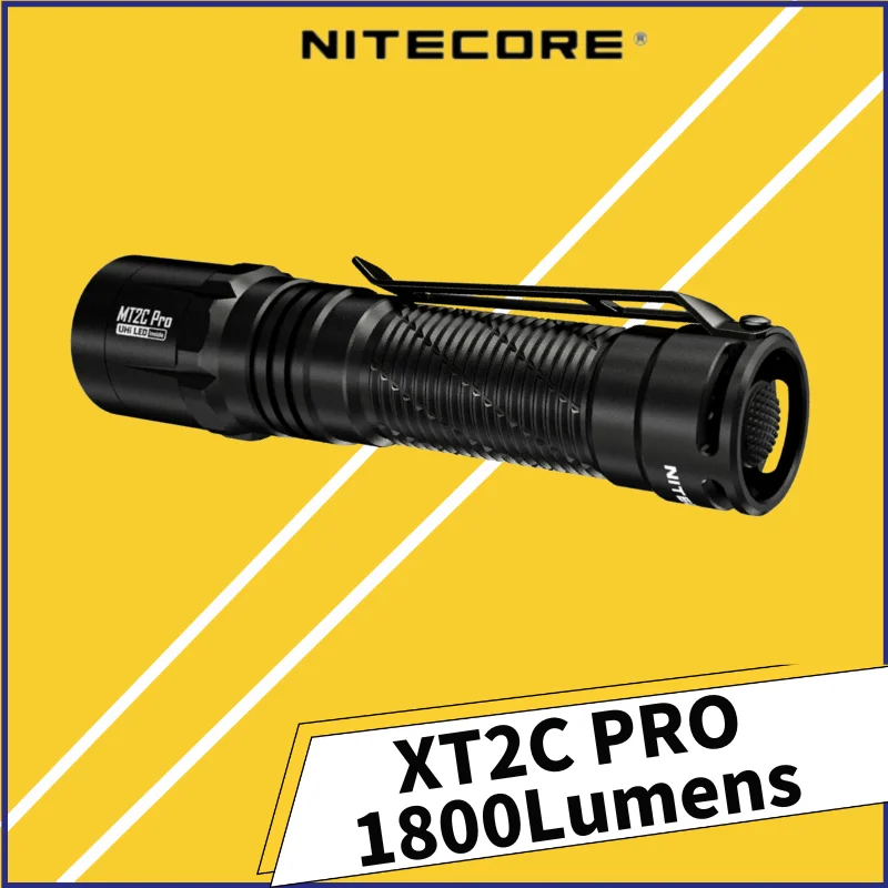 NITECORE MT2C PRO Rechargeable Compact EDC Flashlight 1800Lumens With 3600mAh Battery