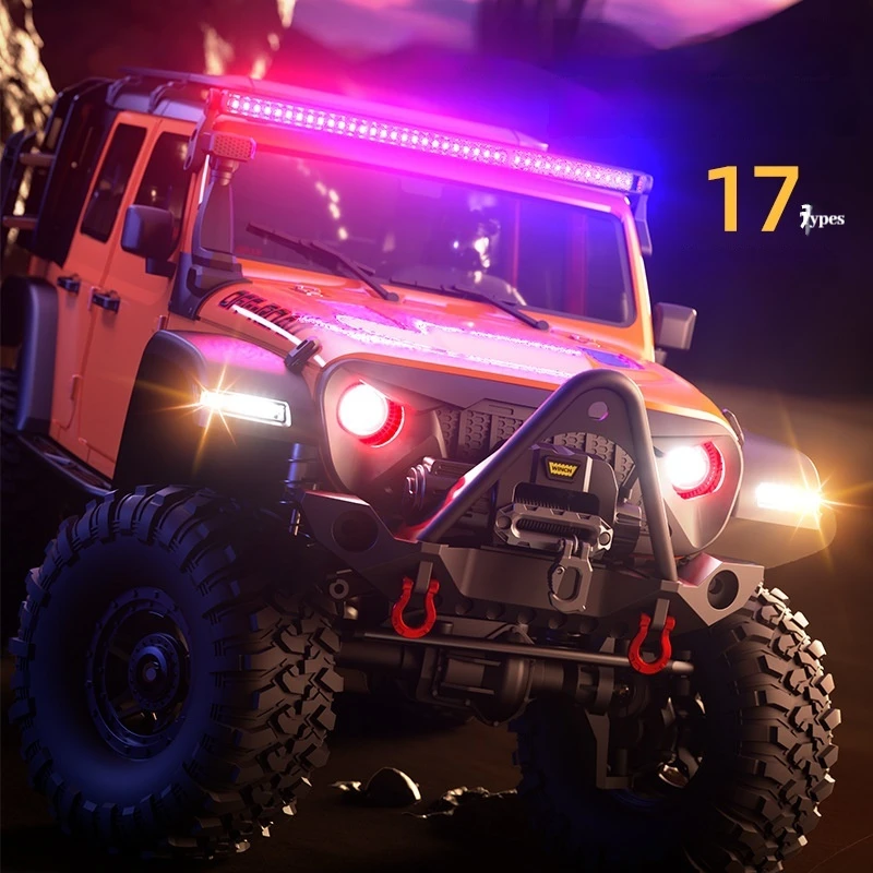 

New HuangboWrangler Full Scale RC Remote Control Off Road Climbing Vehicle Electric Vehicle Model Simulation Children's Toy
