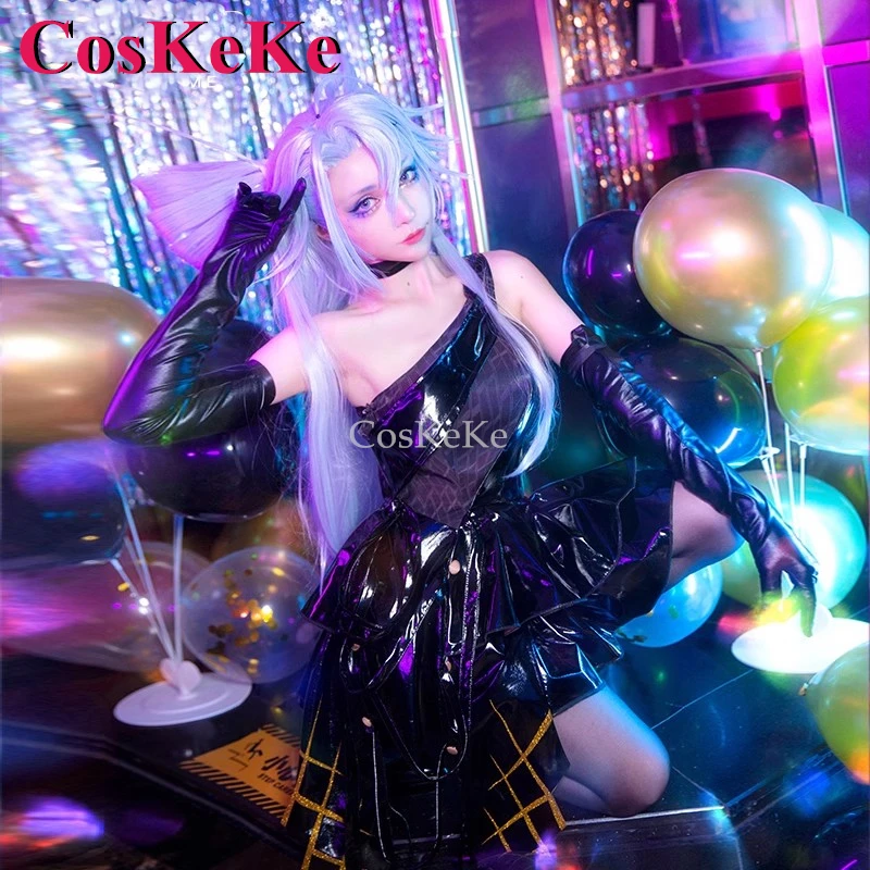 CosKeKe PA15 Cosplay Game Girls Frontline Costume Champagne Kaitou Skin Sweet Uniform Dress Activity Party Role Play Clothing