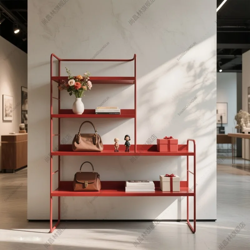 shoe rack display cabinet multi-layer shelf shoe cabinet bag storage rack  children's shoe display