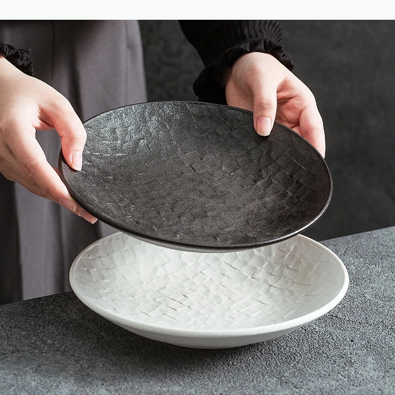 

Керамическая тарелка для макарон, тарелка для стейка в западном стиле, обеденная тарелка, тарелки для суши, десертные тарелки для сервировки фруктов, диск