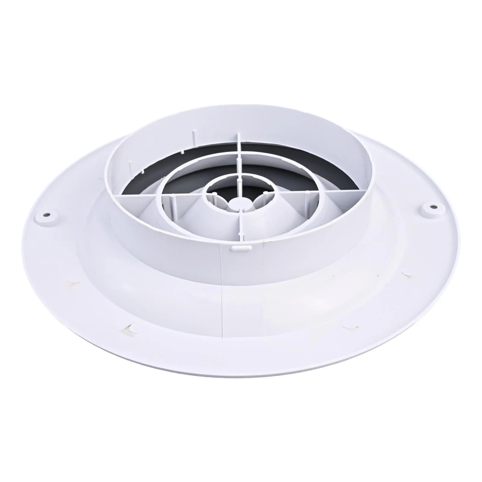 1pc Adjustable ABS Ceiling Wall Air Ventilation Cover Round Ducting Air Vent Grille Louver 250/300/310mm Kitchen Bath Air Outlet